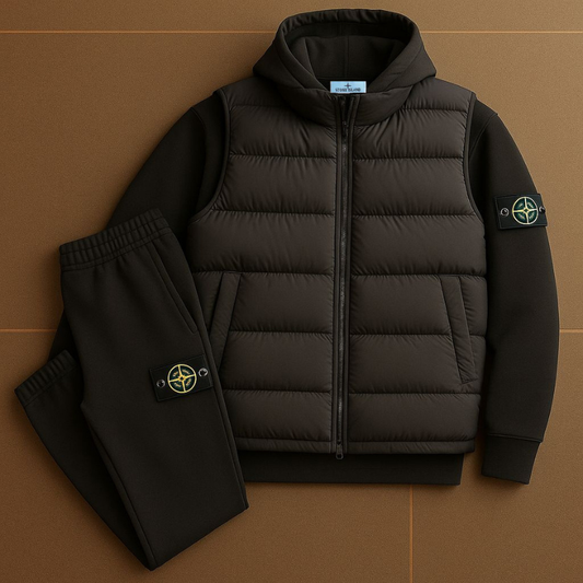 Ensemble Premium SI™ – Veste Matelassée & Pantalon de Jogging