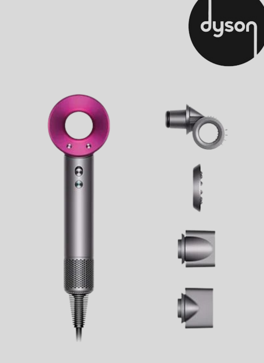 Hair Dryer Pink & Grey